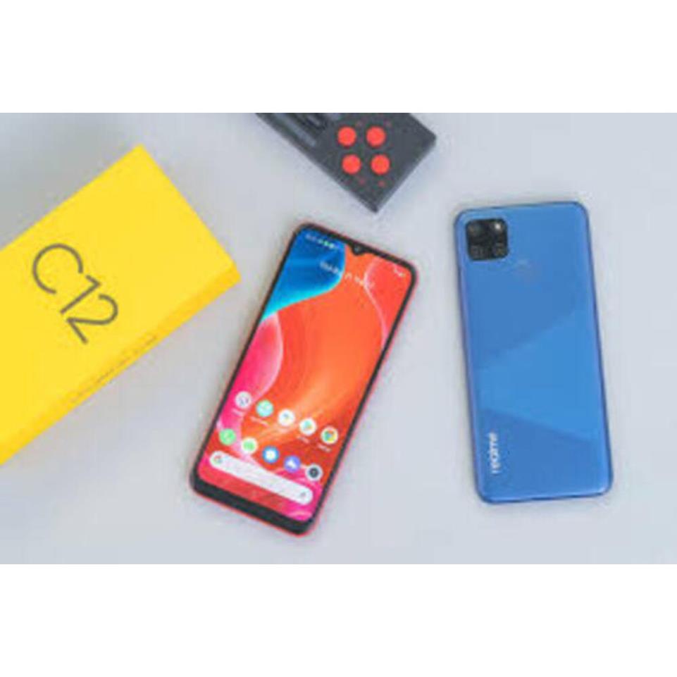 điện thoại Realme C12 2sim ram 4/64G Chính Hãng, Màn hình: IPS LCD6.52&quot;HD+, Camera sau: Chính 13 MP &amp; Phụ 2 MP, 2 MP