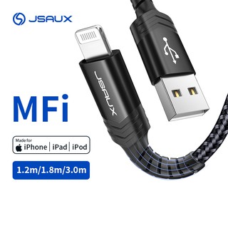 Dây cáp sạc jsaux mfi đầu lightning sang usb cho iphone ipad ipod