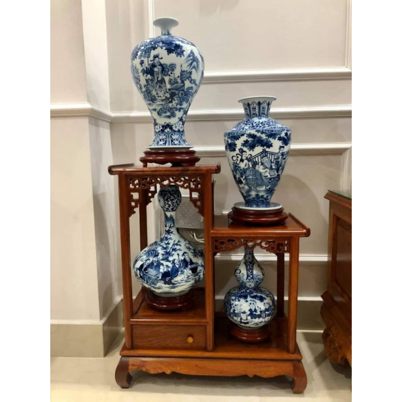 Nhị sơn thùng gỗ cẩm vàng.