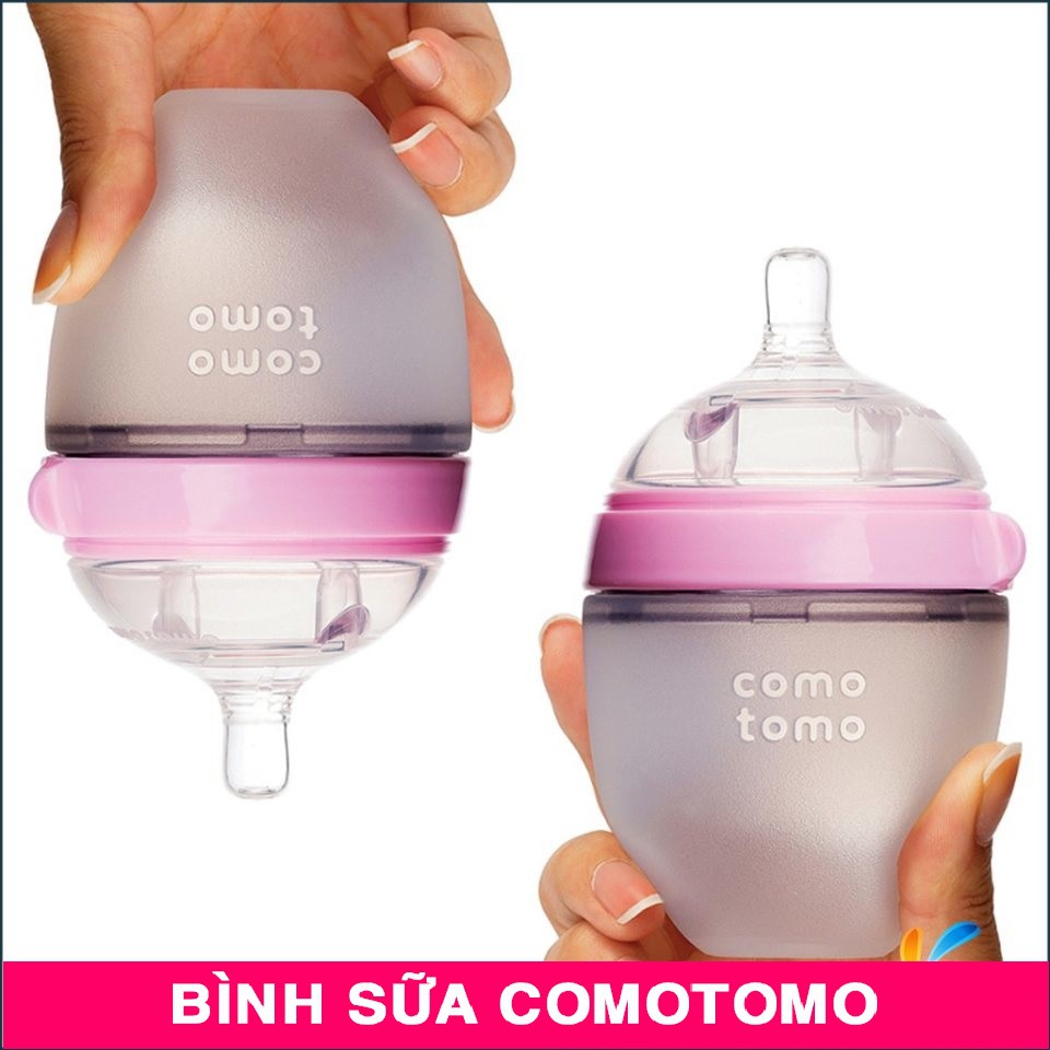 Bình sữa cho bé sơ sinh Comotomo Baby Bottle 150ml/250ml [como tomo]