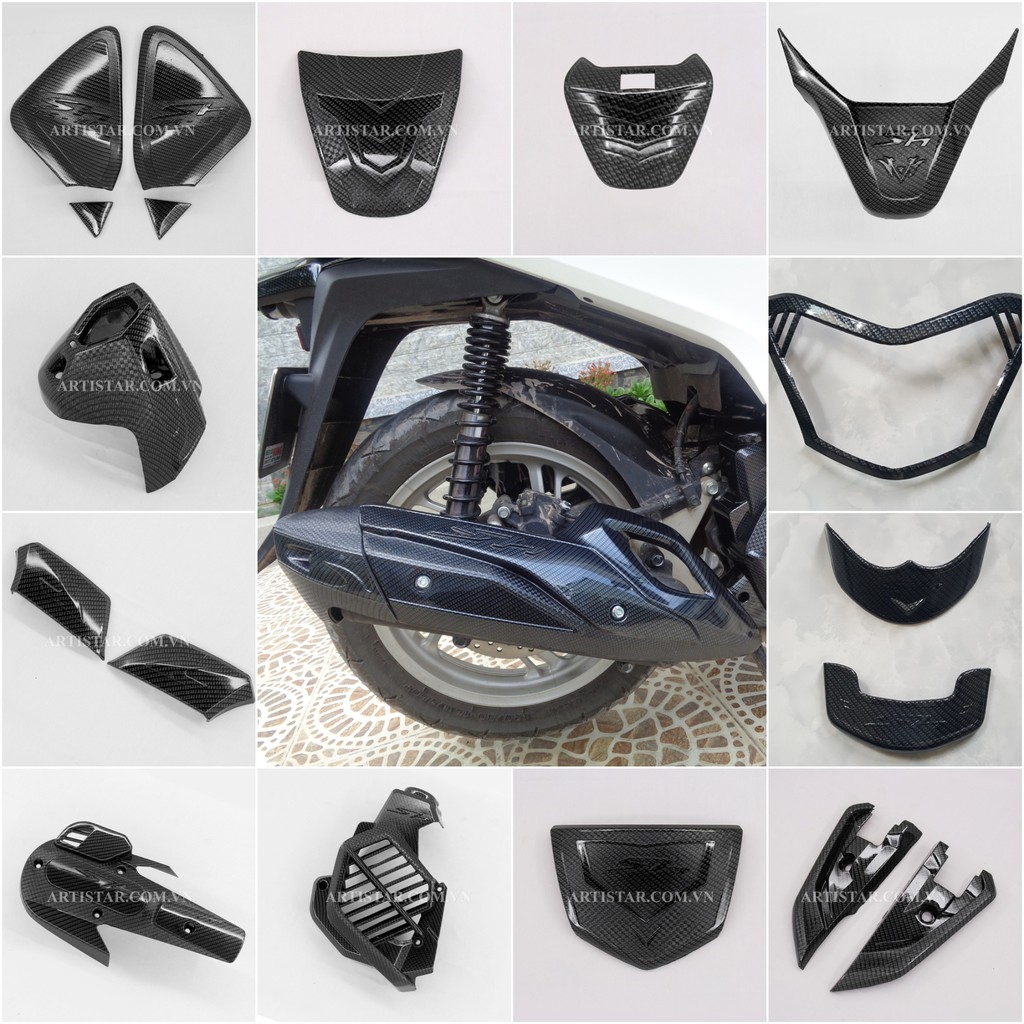 Trọn bộ 17 món carbon SH 2018