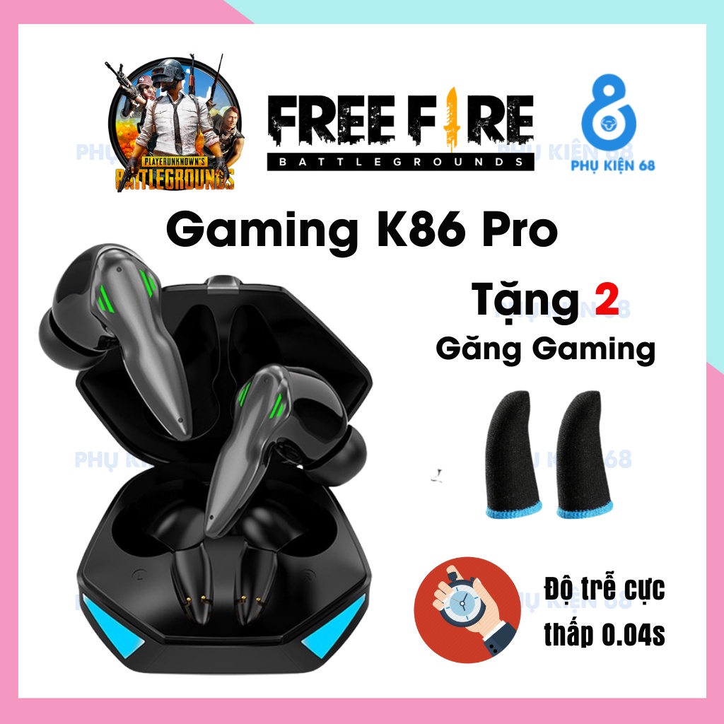 Tai Nghe GAMING K86 CAO CẤP Có Đèn LED cho độ trễ CỰC THẤP khi chơi game, Có micro Đàm Thoại , BASS Cực Hay