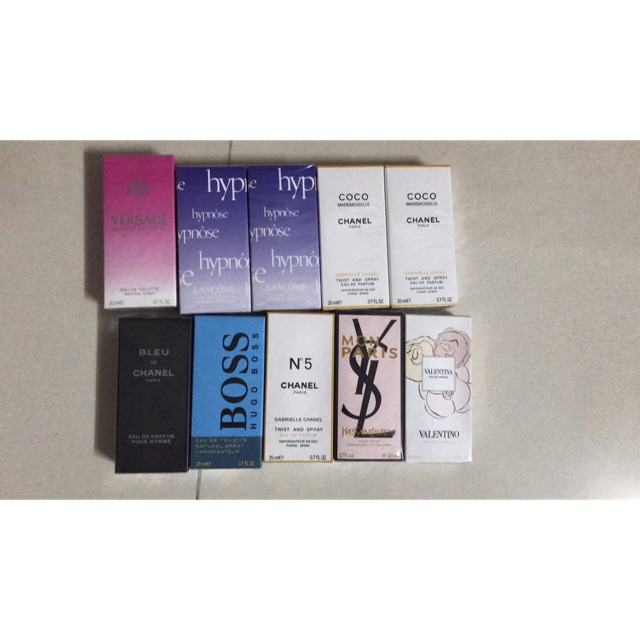COMBO 10chai Nước hoa mini chiết giá rẻ ( 20ml )
