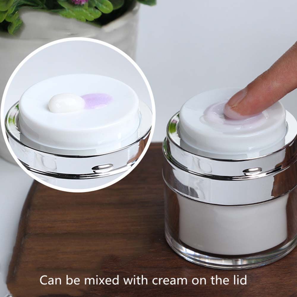 [Hàng mới về] Chai rỗng chân không 15ml 30ml bơm mỹ phẩm đa dụng