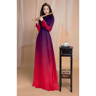 vải áo dài màu ombre