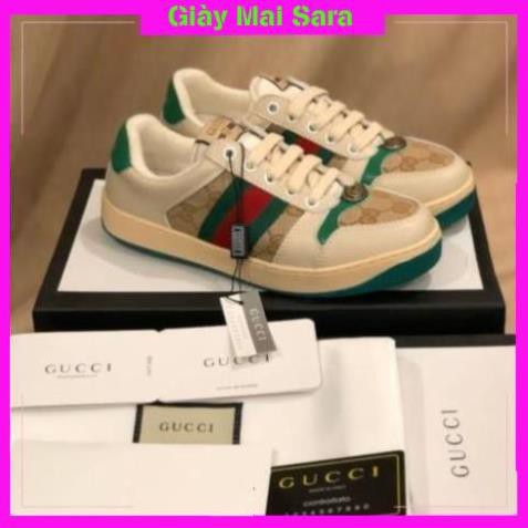 Giày Gucci sơn tùng,  Giày gucci nữ hàng cao cấp da thật full size 36-43/ MS Sneaker | BigBuy360 - bigbuy360.vn