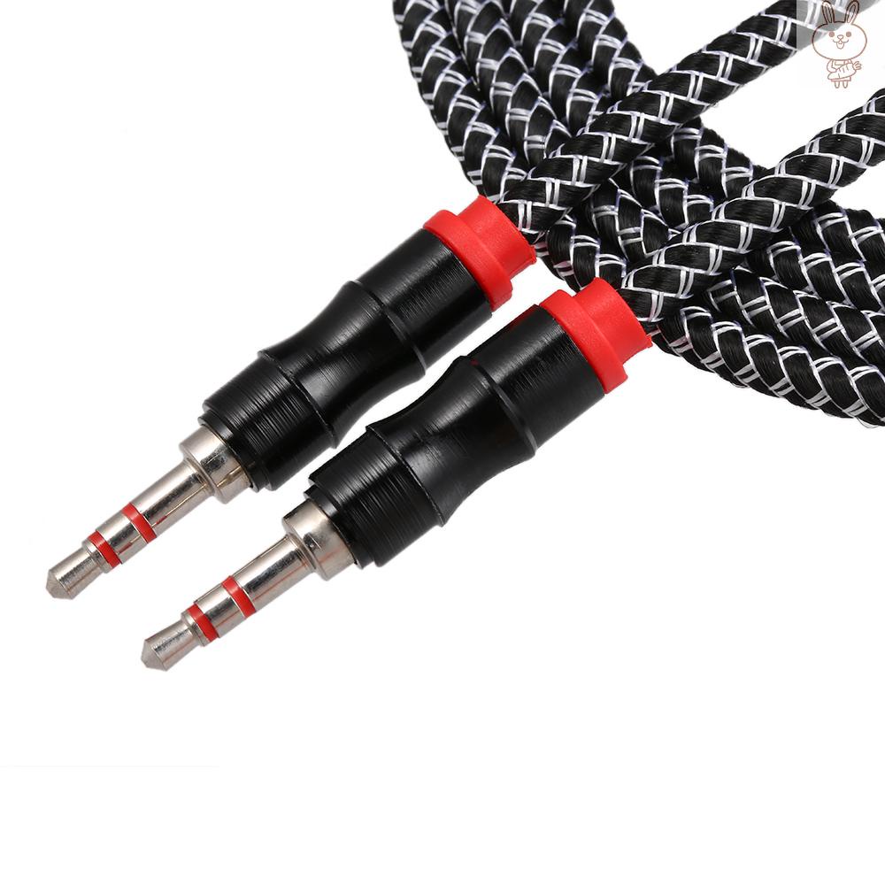 Dây Cáp Âm Thanh Nối Dài 2 Mét Giắc Cắm 3.5mm Sang Đầu Cắm Aux 3.5 mm Cho Máy Tính / Điện Thoại