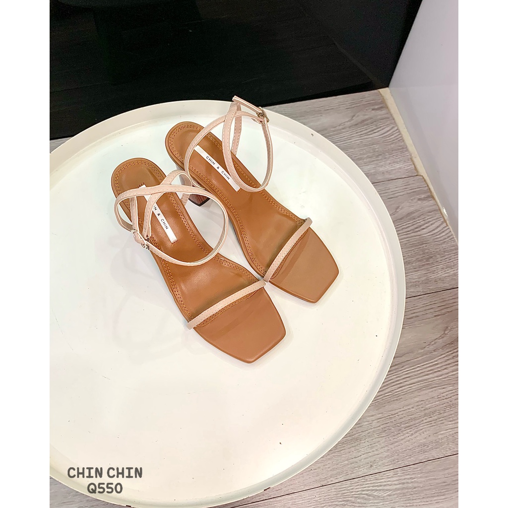 GIÀY SANDAL NỮ CHIN CHIN NGANG MẢNH 9P VNXK