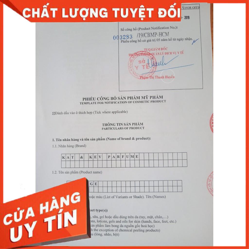 Set Nước Hoa Test Thử Kat&Kev Cao Cấp 4 Mùi 7ml
