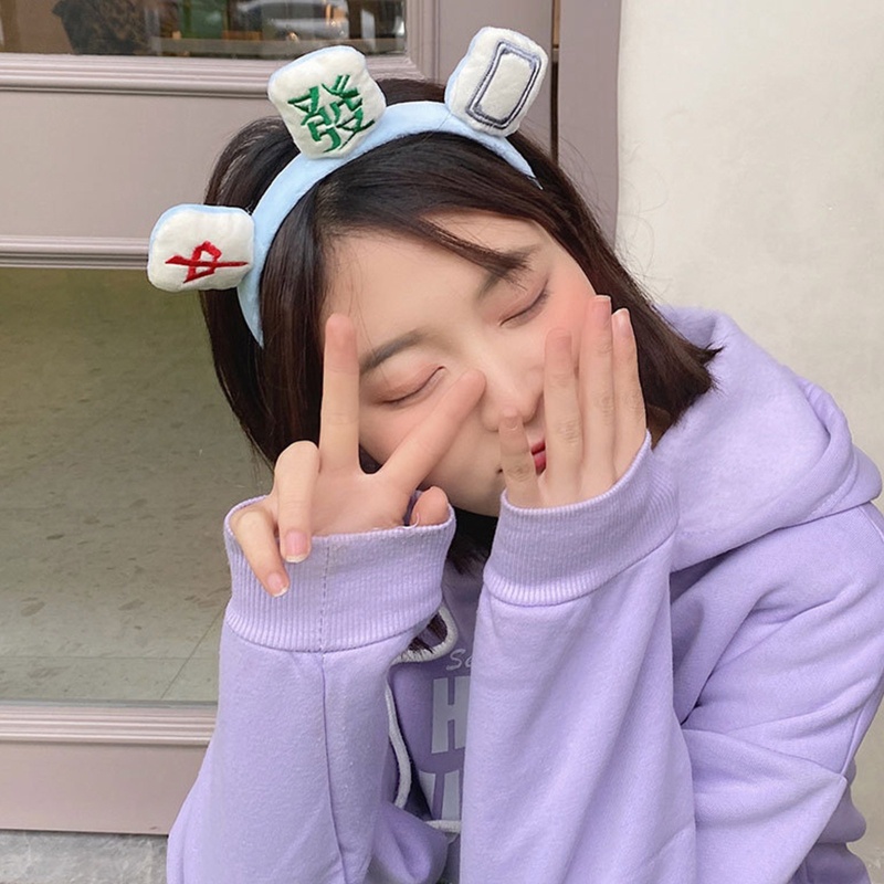 Băng Đô Cài Tóc Co Giãn Chống Trượt Tiện Dụng Khi Rửa Mặt / Trang Điểm