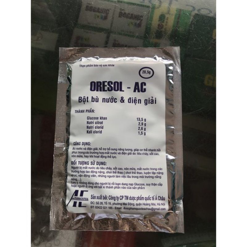 OREROL trắng (Oresol trắng) - Bột bù nước và điện giải bồi bổ sức khỏe sinh lực