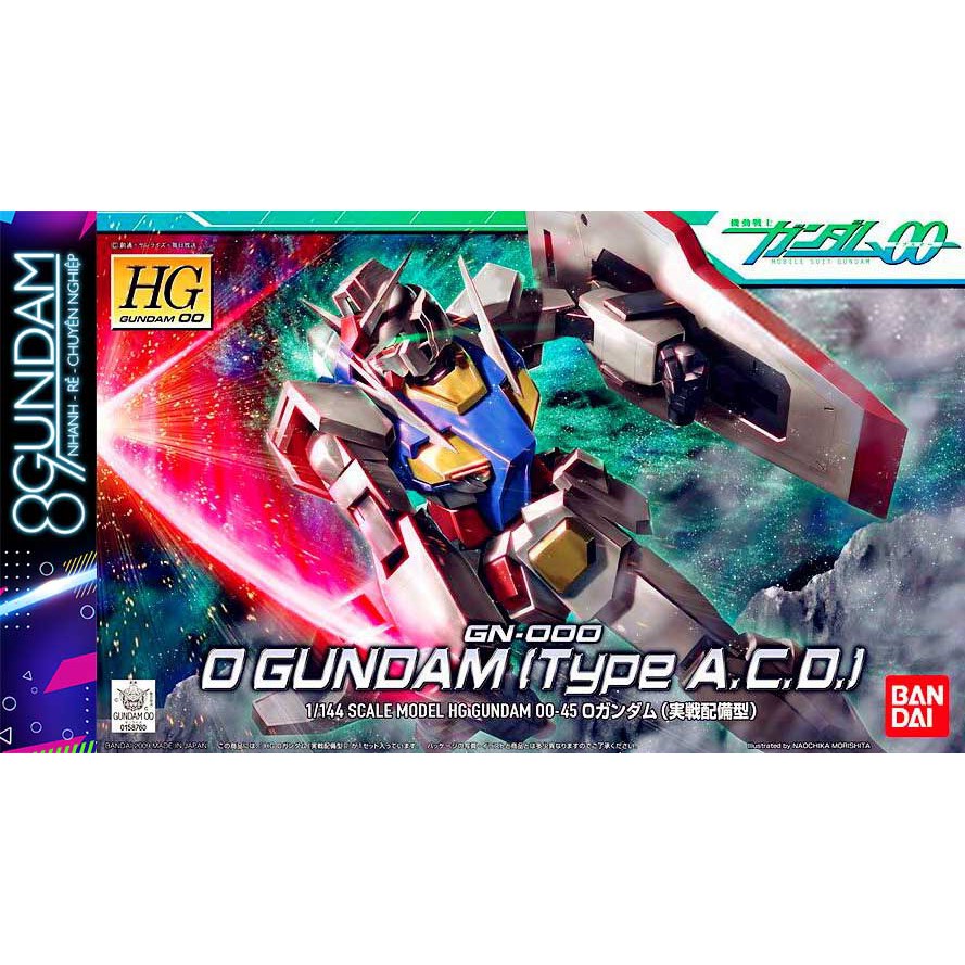 Mô Hình Lắp Ráp HG 0 Gundam Type ACD