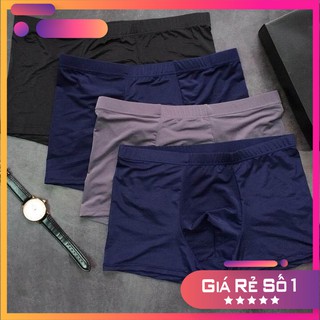 Hộp 4 Quần Sịp Đùi Nam Chất Thun Lạnh cao cấp size 45-85kg