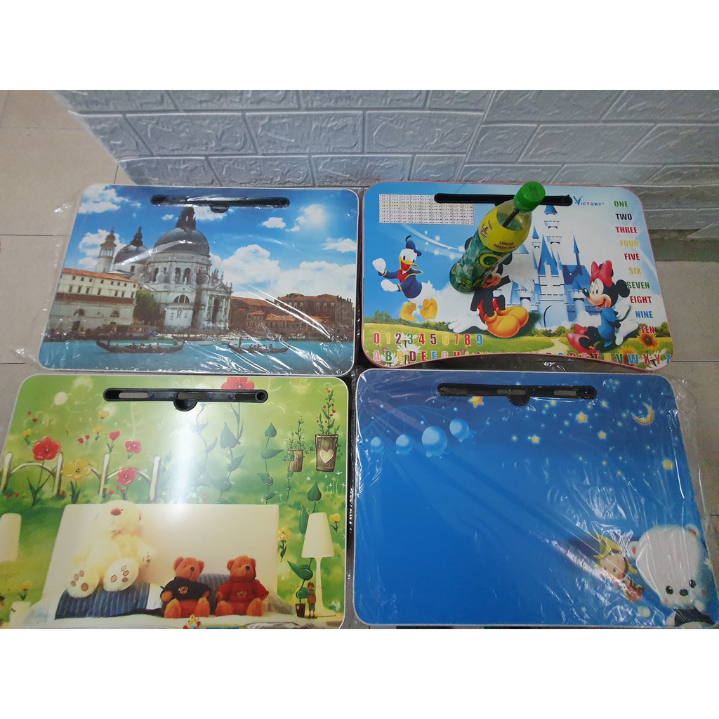 Bàn học gấp gọn có khe cắm có ảnh thật hàng xịn | BigBuy360 - bigbuy360.vn