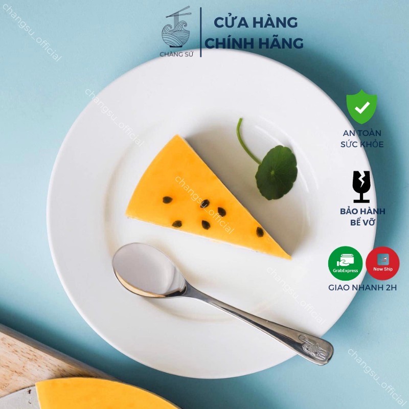 Bộ chén dĩa sứ dễ thương 3 người ăn siêu sang - Set bát đĩa gia đình trẻ đầy đủ món HCB3