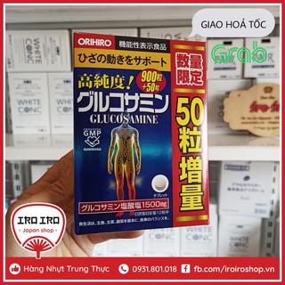 Viên uống bổ sung Glucosamine ORIHIRO Nhật Bản giảm đau xương khớp