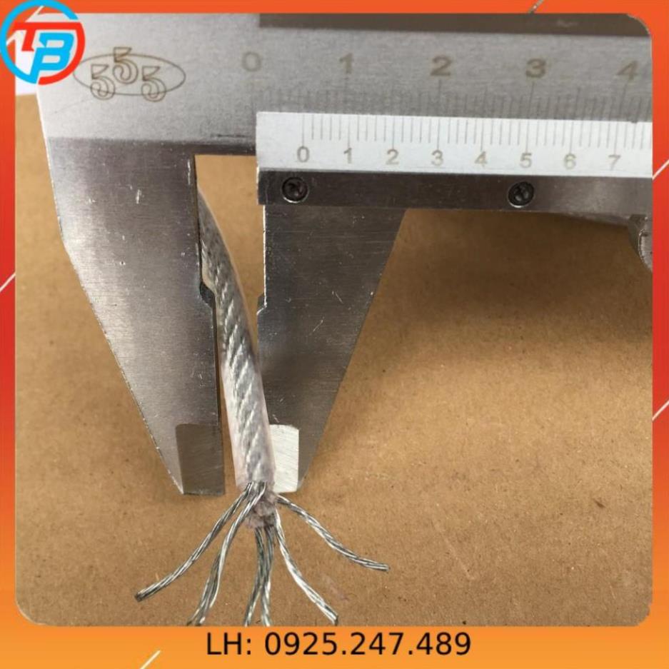 Dây cáp bọc nhựa 5mm làm dây phơi set 1m, chằng chống giằng kéo cột, buộc đồ, cột đồ