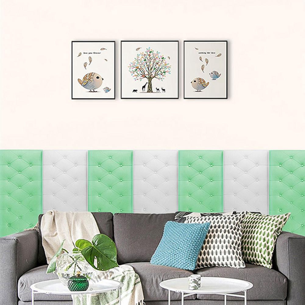 Miếng Dán Tường Bằng Xốp 3D Chống Va Chạm Kích Thước 60 * 30cm Trang Trí Phòng Ngủ / Phòng Khách Cho Bé