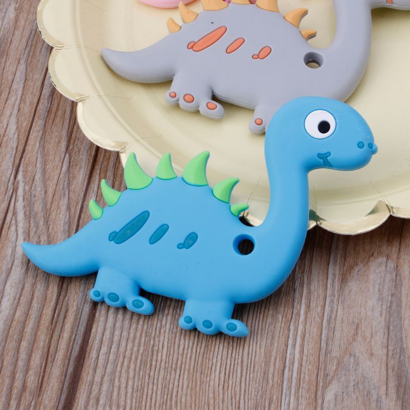 Đồ Chơi Ngậm Nướu Bằng Silicon Không BPA Hình Thú Hoạt Hình Dành Cho Em Bé