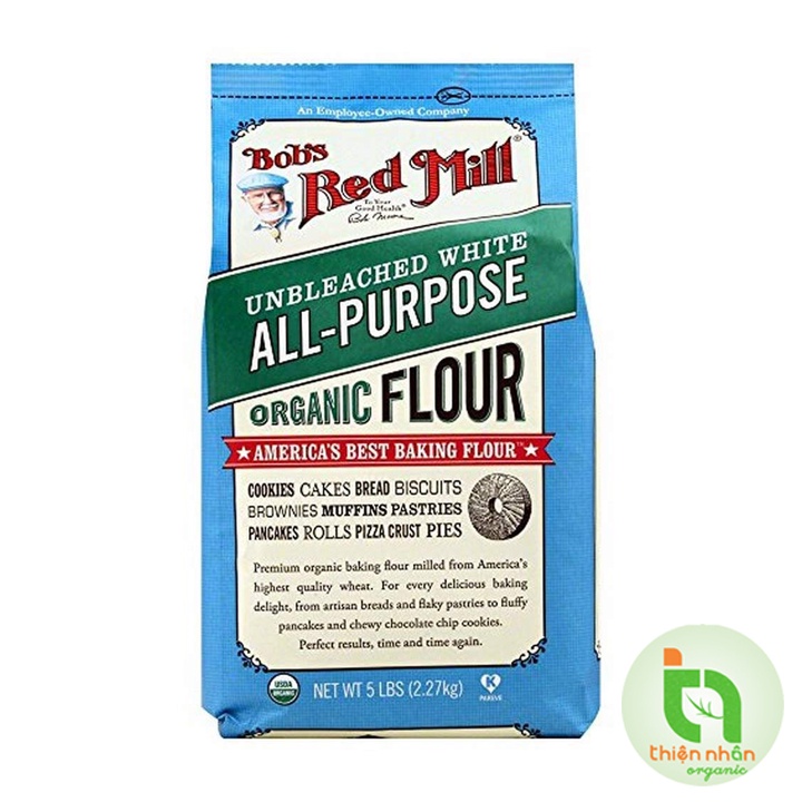 Bột mì đa dụng Bob's Red Mill 1.36kg/ 2.27kg - Unbleached All Purpose Flour