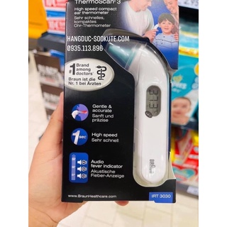 Nhiệt kế đo tai Braun Thermoscan