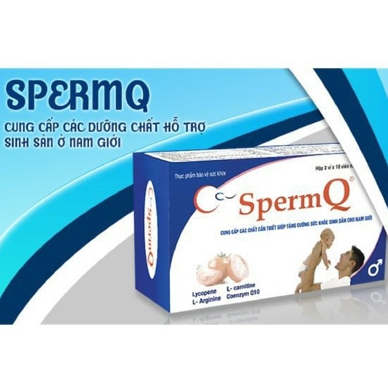 SpermQ - tăng sức khỏe nam giới, giải pháp giảm vô sinh ở nam giới - Phân phối chính hãng