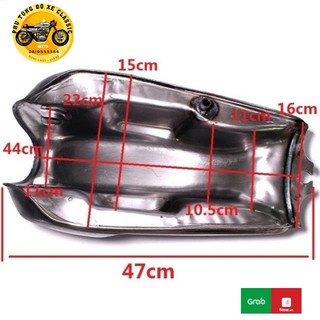 Bình xăng lớn cho ( Su GN, Win, 67, CD70, Sói..) độ dáng classic, cafe racer, tracker..