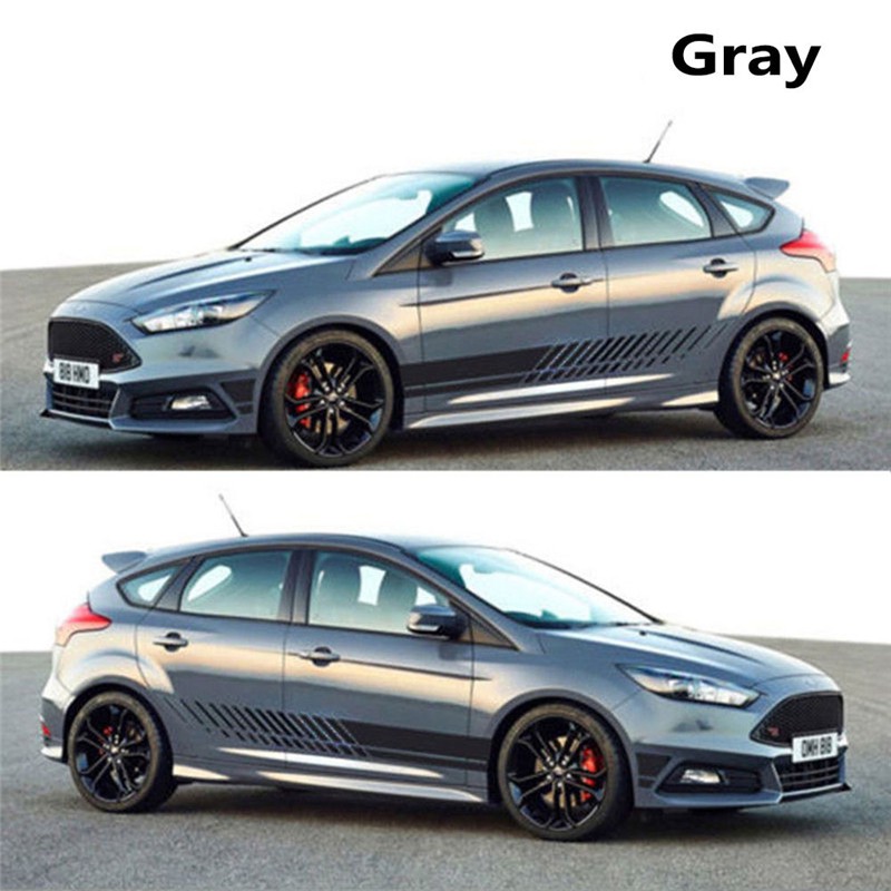 Decal trang trí thân xe &amp; cửa xe oto hình người đua xe tải