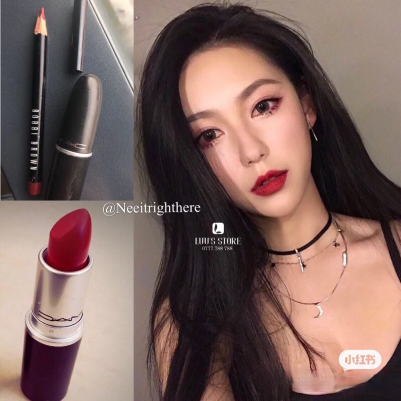 Son MAC #612 Russian Red - Đỏ Cổ Điển