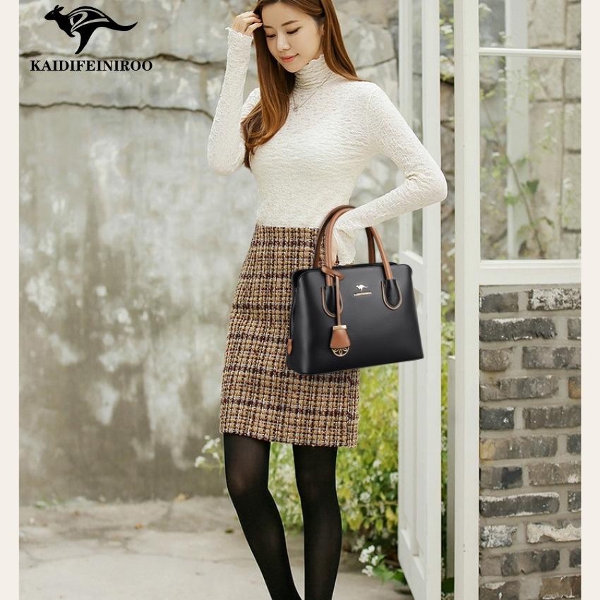 Túi xách nữ đẹp công sở cao cấp hàng hiệu đeo chéo Hàn Quốc rẻ to Kaidifeiniroo KD26  Kaidio Size 31cm