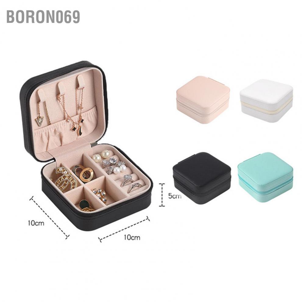 Hộp lưu trữ đồ trang sức đựng quà tặng Bao bì bông tai Vòng cổ Tổ chức phụ kiện cho văn phòng tại nhà Boron069