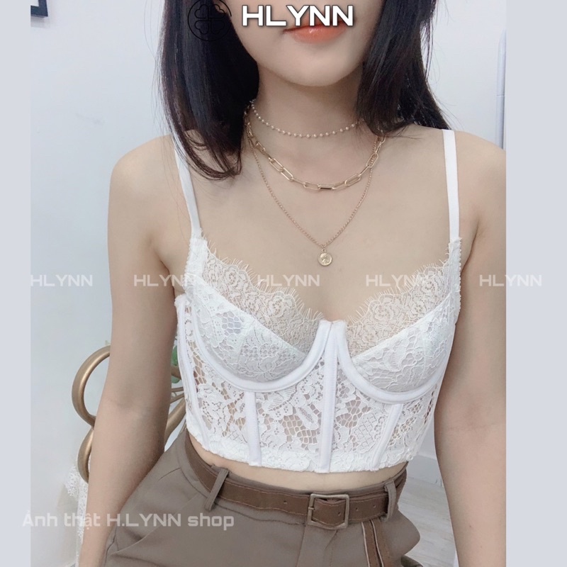 Áo corset ren hai dây có gọng m139 | BigBuy360 - bigbuy360.vn