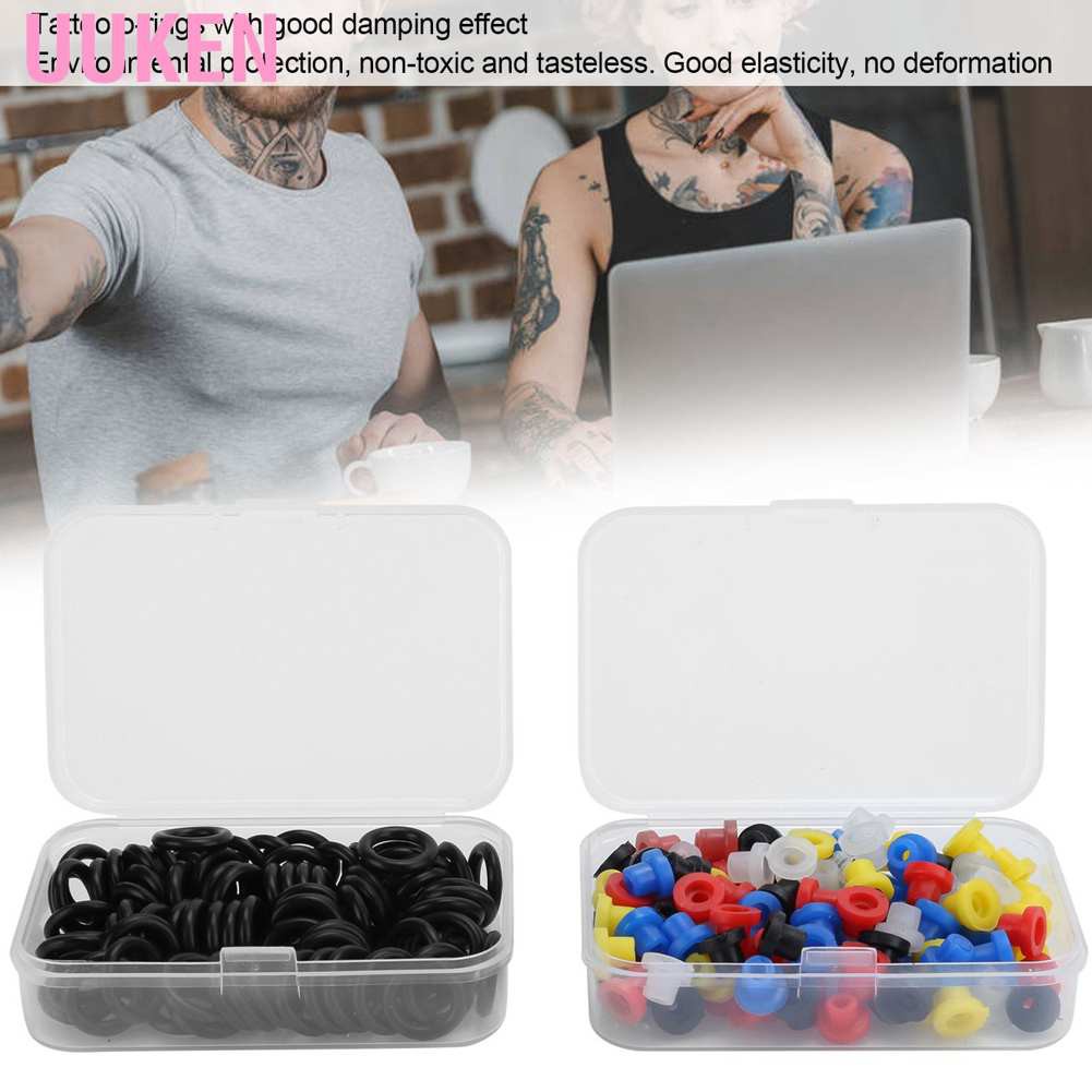 Bộ phụ kiện bằng silicon cho máy xăm chuyên nghiệp