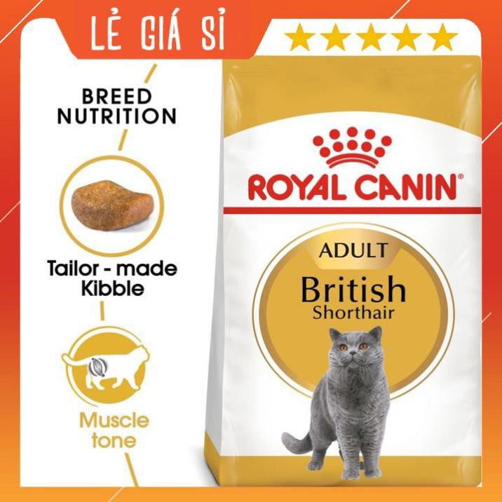 Hạt khô cho mèo Anh lông ngắn Royal Canin British Shorthair dành cho mèo trưởng thành - 2kg - Thức ăn cho mèo giá sỉ