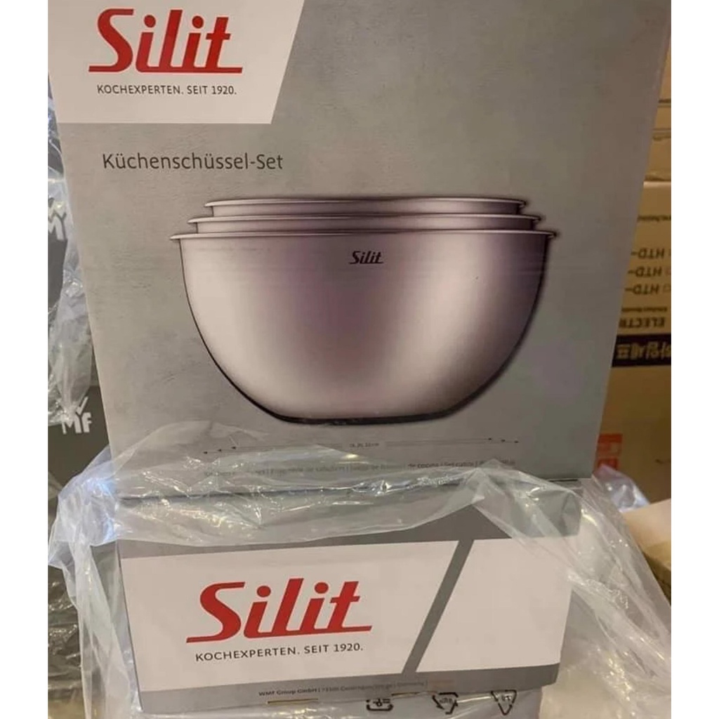 Set 3 âu trộn inox SILIT