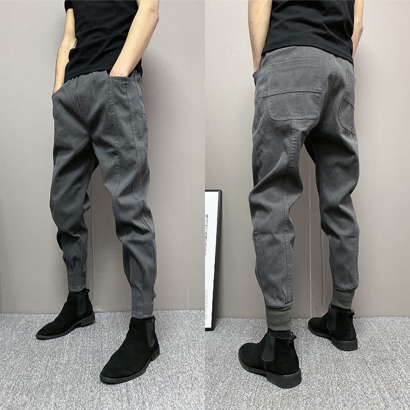 Quần Dài Dáng Ôm Thiết Kế Giản Dị Thời Trang Dành Cho Nam
