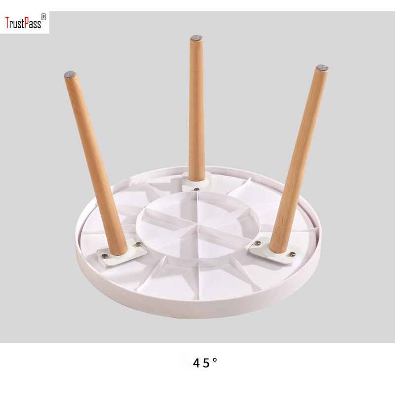 Bàn cà phê 50cm ngồi uống nước, tiếp khách- Bàn Cafe Tròn Ba Chân, bàn uống nước, bàn tròn cafe, bàn sofa