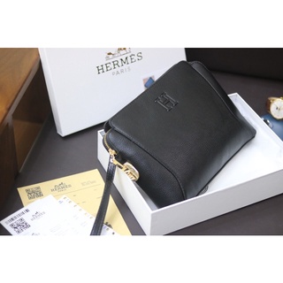Clutch chữ H da mềm  fullbox