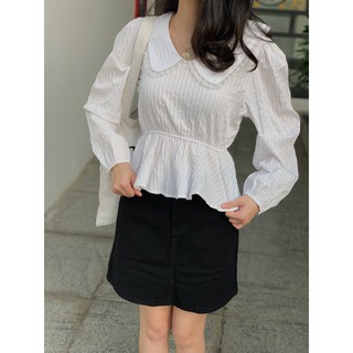 áo eo chun cổ viền ren SA421 1994closet