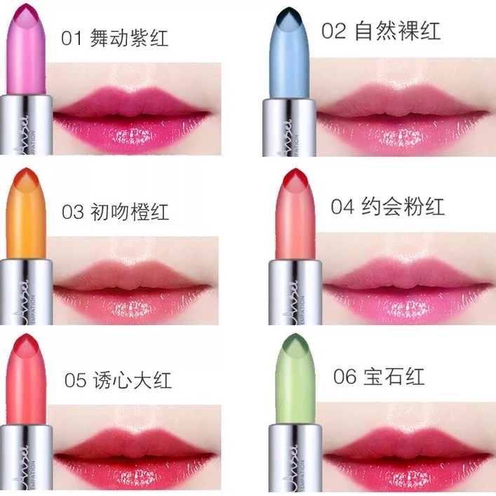 (hàng Mới Về) Son Thạch Chiết Xuất Lô Hội Thay Đổi Màu Sắc Dưỡng Ẩm Chống Thấm Nước Không Phai Màu | BigBuy360 - bigbuy360.vn