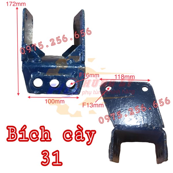 Bích móc Cày 31 phuju tùng máy cày phụ tùng máy nông nghiệp phụ tùng Hùng Lỳ