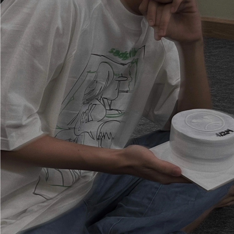 Áo thun phông nam nữ tay lơ form rộng SADBOIZVIBES 500K Unisex