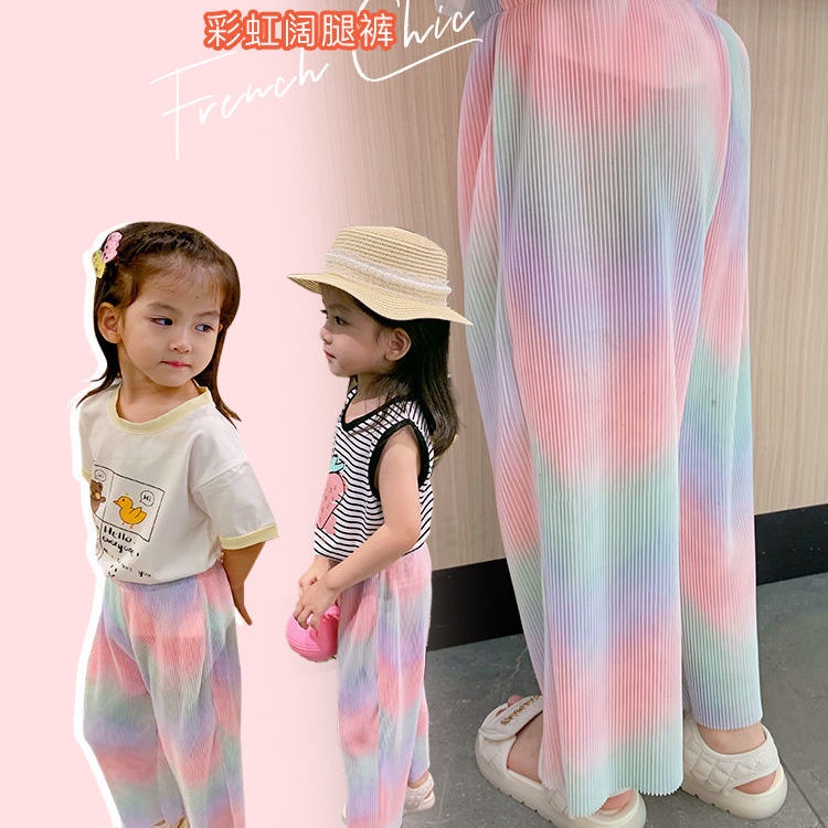 Quần Ống Rộng Chống Muỗi Cho Bé Gái