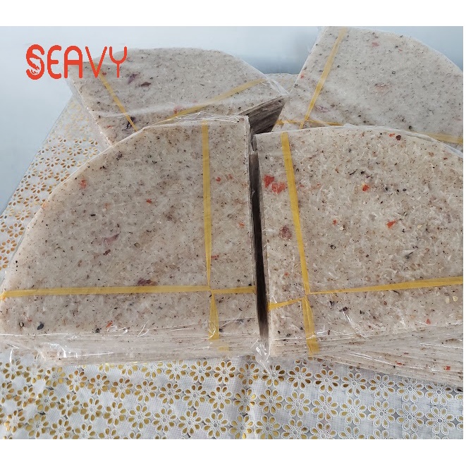Bánh tráng dừa nướng đậm nước cốt dừa gia vị ớt tiêu, gói 16 cái, 850 gram - Seavy