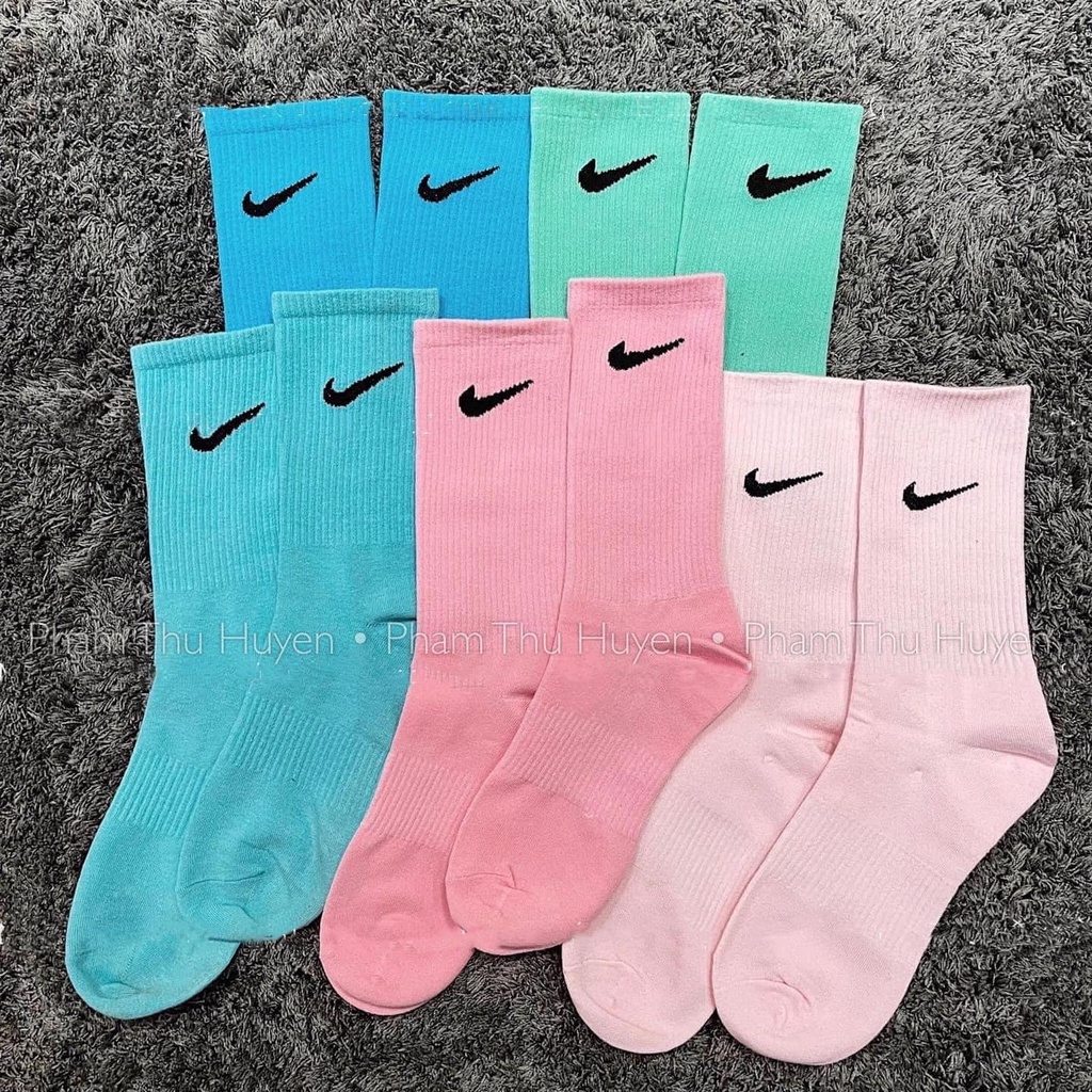 Tất nike - Vớ Nike cổ cao Nhiều Màu Nam Nữ Phối cùng sneaker cực đẹp