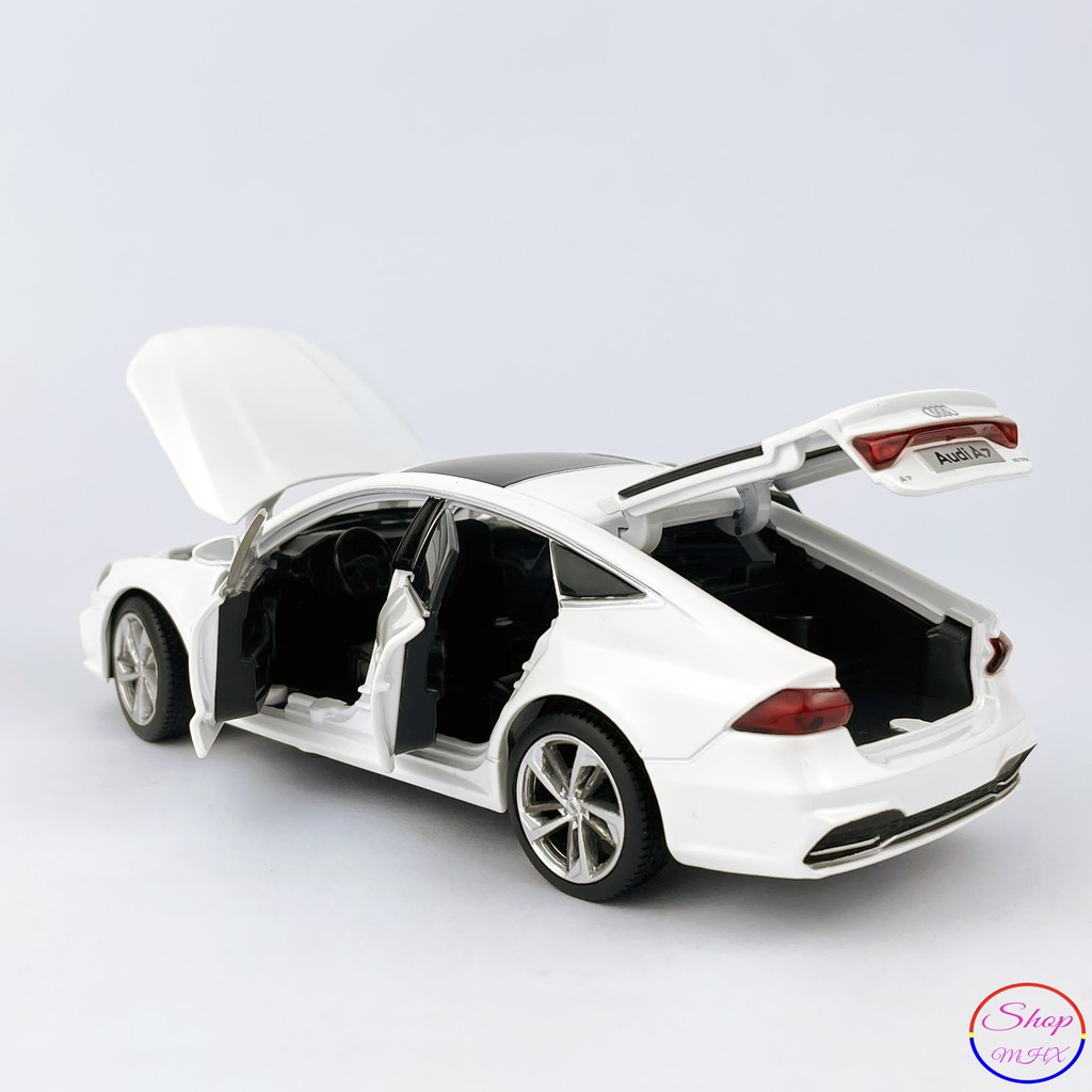 Xe mô hình sắt Audi A7 TẶNG BIỂN SỐ tỉ lệ 1:32 hãng Jackiekim