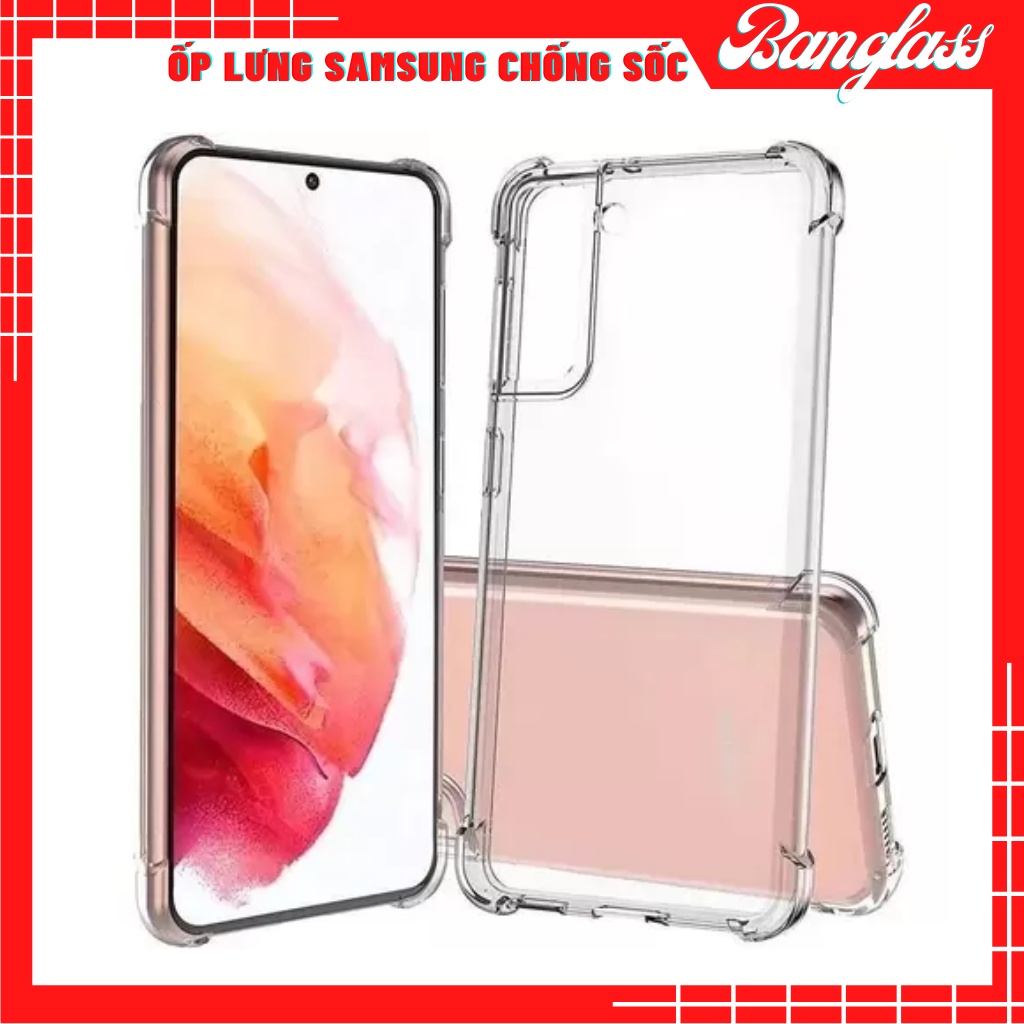 Ốp lưng Samsung Galaxy trong suốt chống sốc S21 S20 FE Ultra S10 Lite S9 S8 Plus S10E S7 S20+ S10+ S9+ S8+ 5G