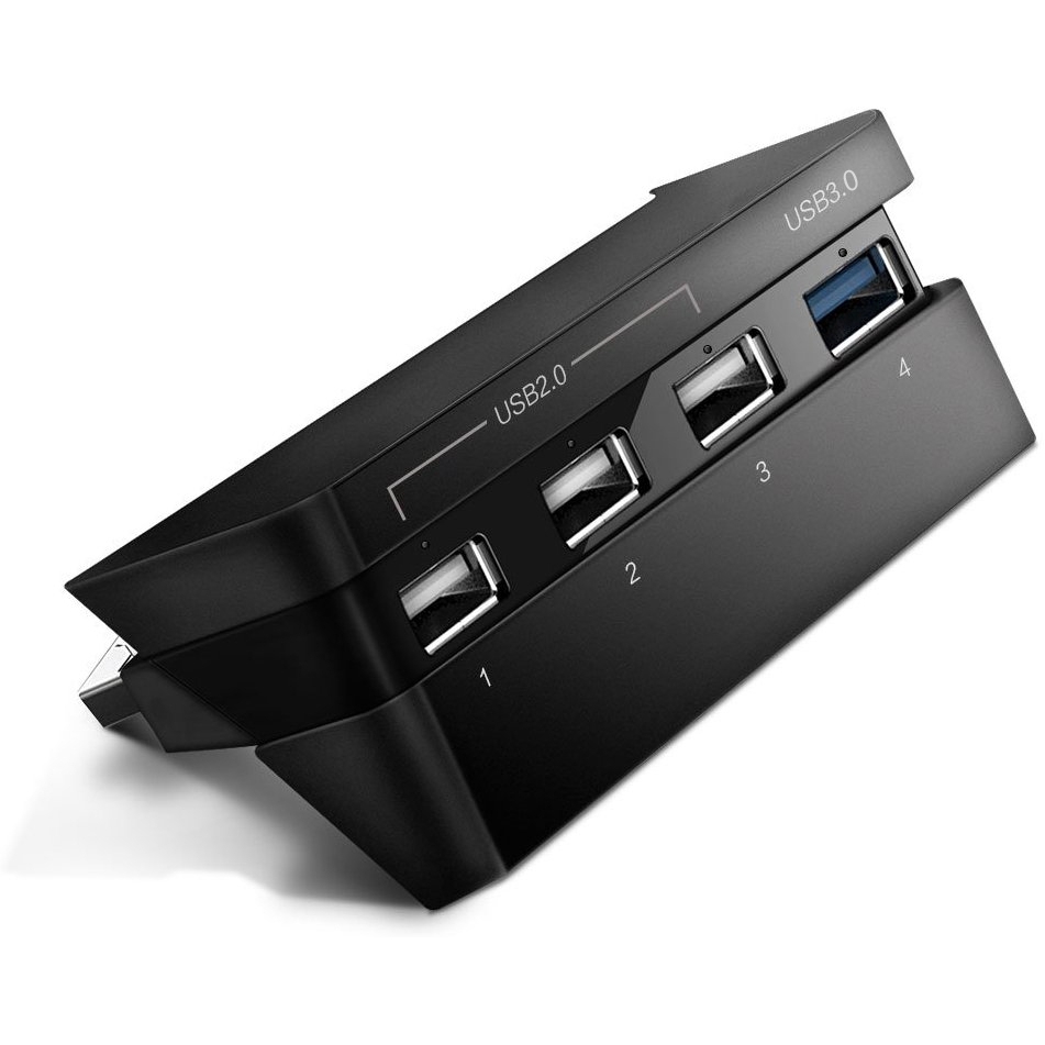 DOBE PS4 Slim HUB Super Speed Transfer Charger Adapter LED USB 3.0 4 ports In 1 USB 3.0 and 3 USB 2.0 Ports USB Splitter For PlayStation 4 Slim