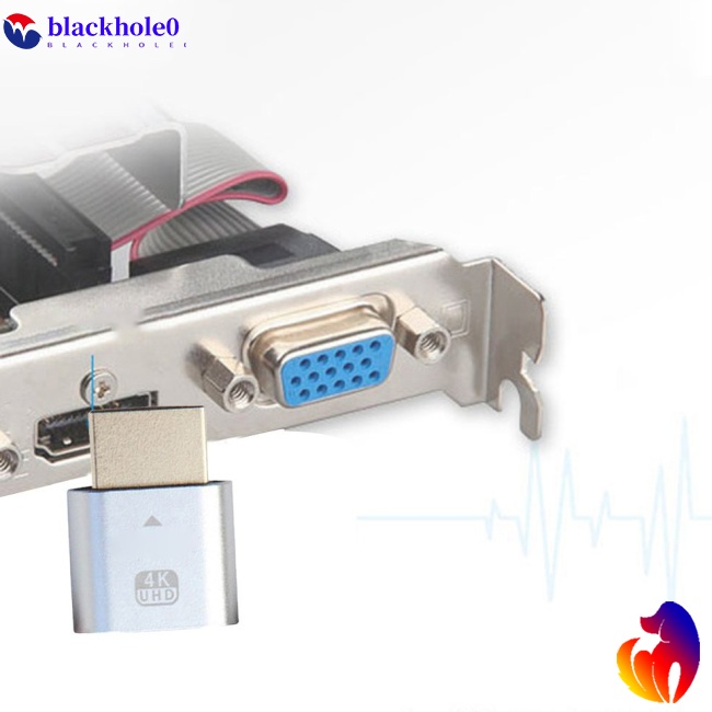 Đầu cắm giả lập kết nối chuẩn HDMI 4K ultra mạ vàng hỗ trợ hiển thị trên tất cả màn hình