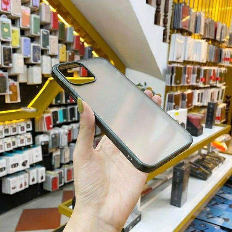 Ốp KST lưng nhám mạ viền dành cho dành cho iphone 12 Mini/ 12 Max/ 12 Pro / 12 Promax